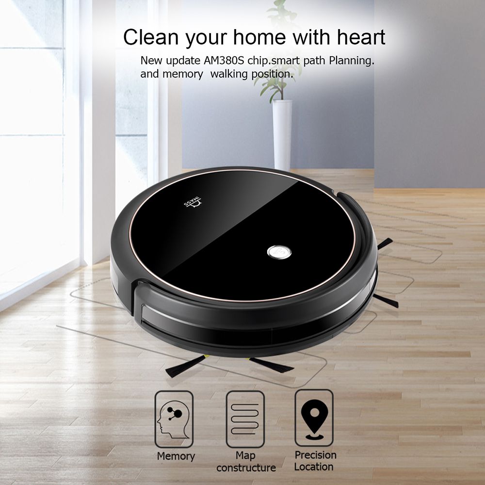 IMASS A3 Robot Vacuum Cleaner Black