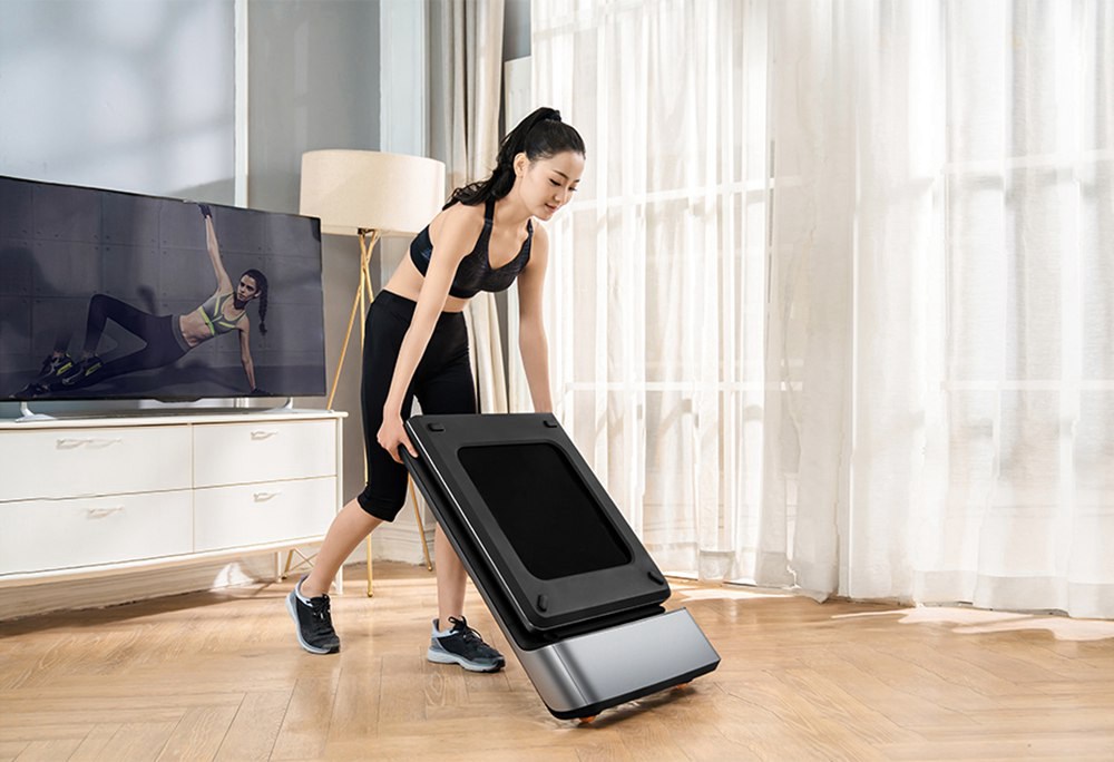 WalkingPad A1 Foldable Electric Treadmill Handheld Remote Control Pressure Sensor Fitness Walking Machine Manual Automatic Mode