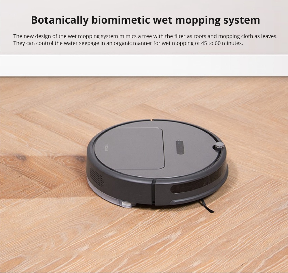 [HK Stock][International Version]Xiaomi Roborock Xiaowa E35 Vacuum Cleaner 2000Pa Suction 5200mAh Battery 2 In 1 Sweeping & Mopping - Black