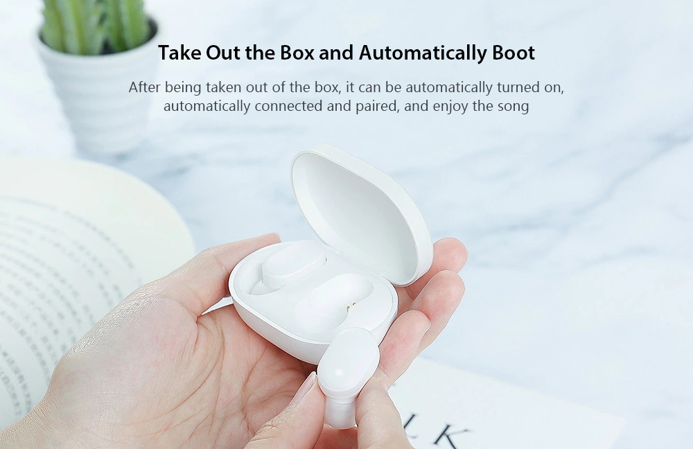 Xiaomi Airdots TWS Wireless Bluetooth 5.0 In-ear EarphoneTouch Control with Charging Box - White