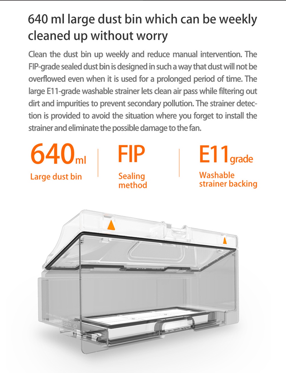 [HK Stock][International Version]Xiaomi Roborock Xiaowa E35 Vacuum Cleaner 2000Pa Suction 5200mAh Battery 2 In 1 Sweeping & Mopping - Black