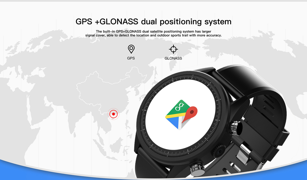 Kospet Hope 4G Smartwatch Phone Android 7.1 MTK6737 Quad Core 3G RAM 32G ROM 1.39 inch AMOLED Screen GPS WiFi Heart Rate Monitor Silicone Strap - Black