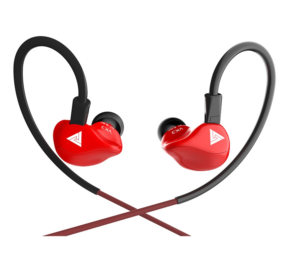 QKZ VK3 3.5mm Port Wired In-ear Earphones Bass Stereo 40KHz Hi-Res with Mic