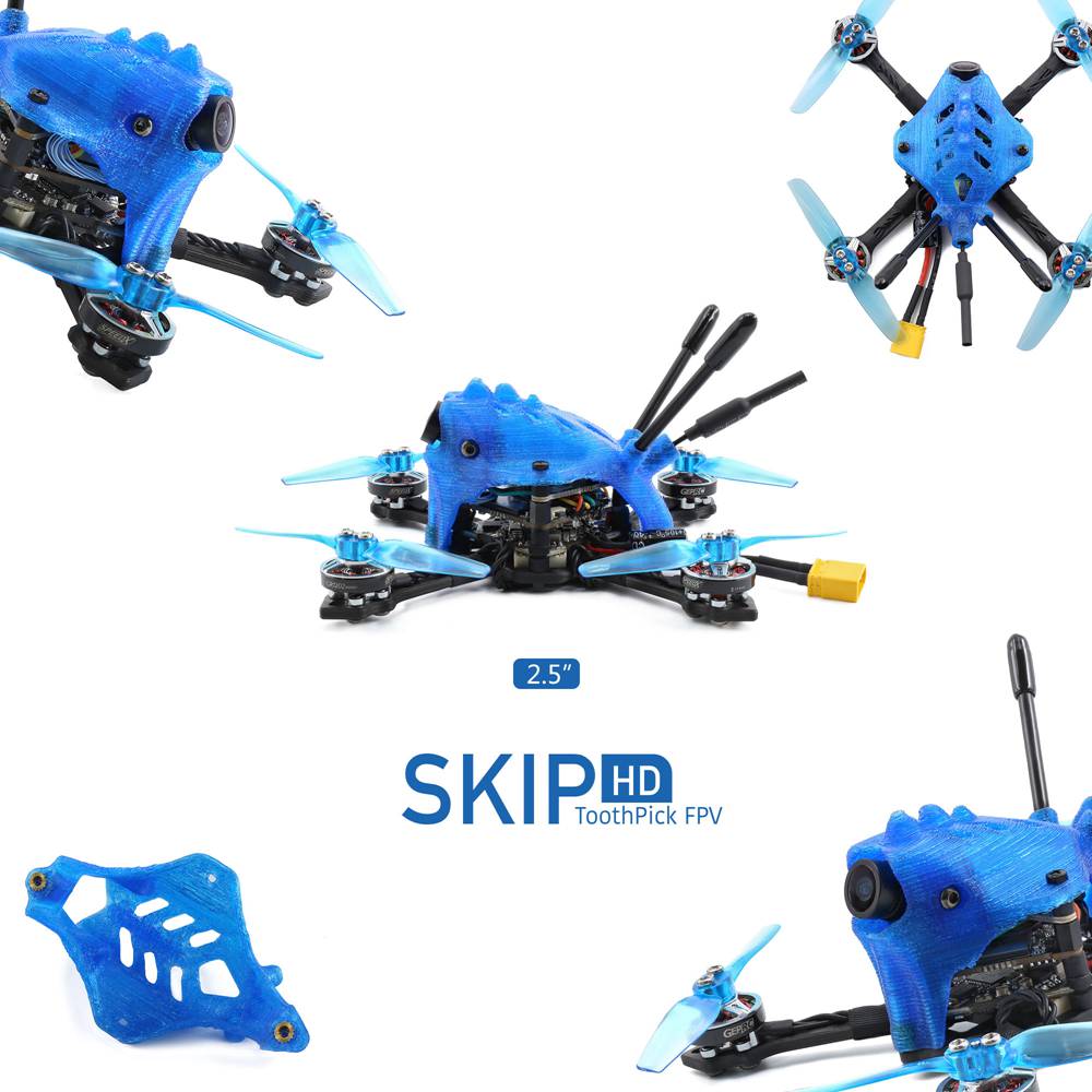 Geprc Skip HD 2.5Inch 3S Toothpick FPV Racing Drone With GEP-12A-F4 5.8G 200mW VTX Caddx Baby Turtle V2 Cam PNP
