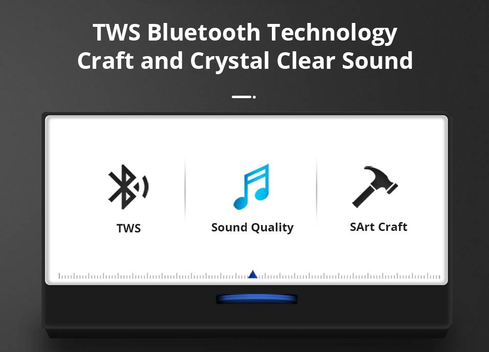 Maxchange P7 Bluetooth 5.0 TWS Earphones HD Binaural Call IPX5 Black