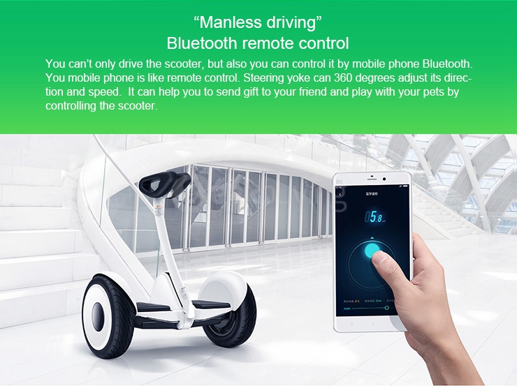 [US Stock] Xiaomi Mi Scooter Mini Self-balancing Scooter 700W 16km/h 22km Long Mileage with Smart System Beginner Mode Bluetooth Remote Control  - Black