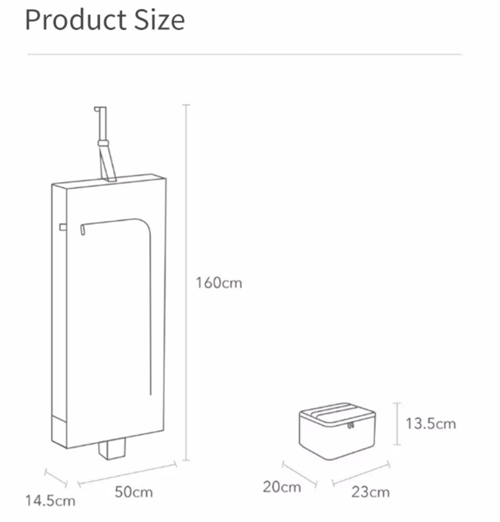 Cleanfly Intelligent Clothes Dryer 600W Portable APP Control For Home Travel From Xiaomi Youpin - White