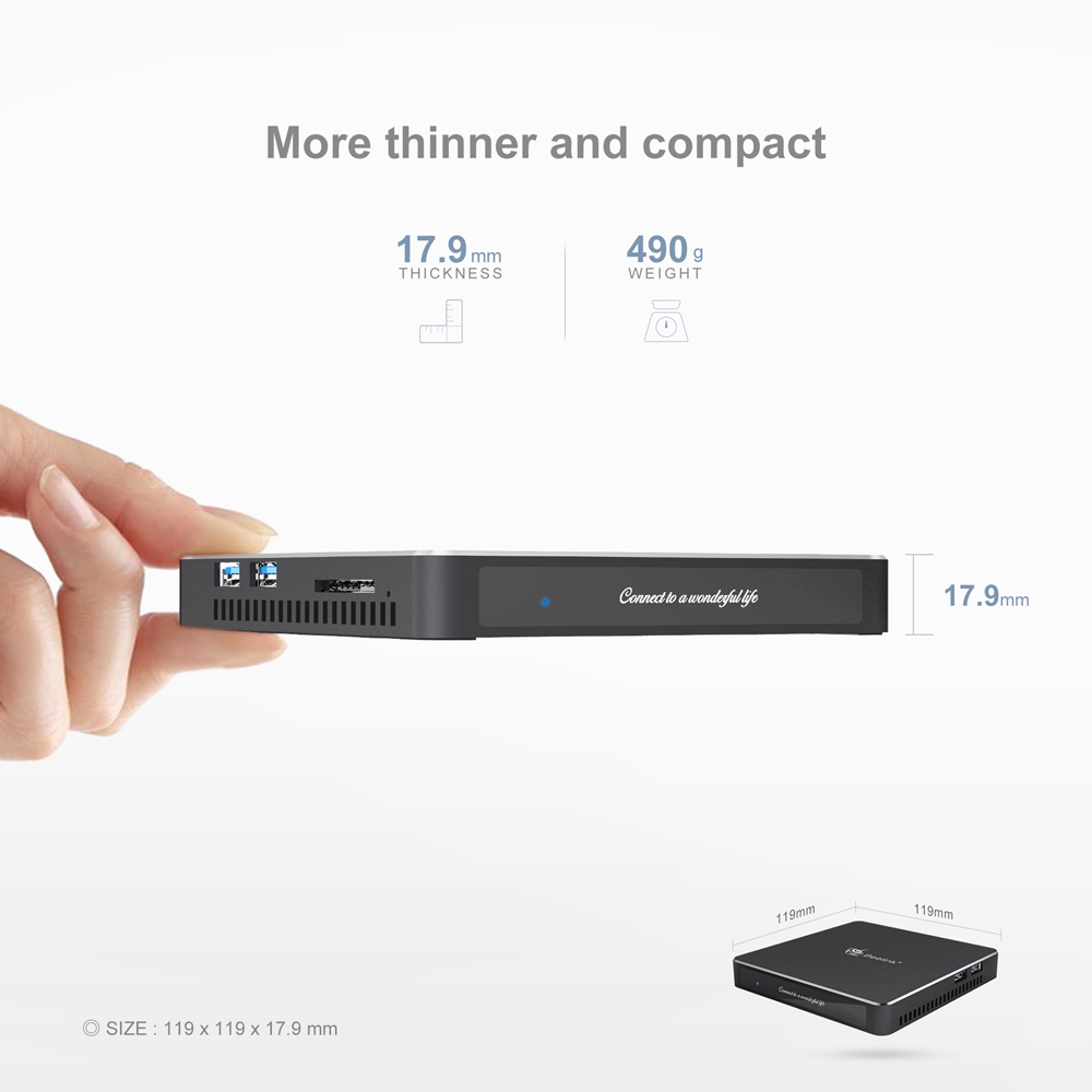 Beelink Gemini T45 Intel Apollo Lake j4205 Windows 10 4K Mini PC 8GB DDR3 512GB SSD 2.4G 5G WiFi Bluetooth HDMI*2