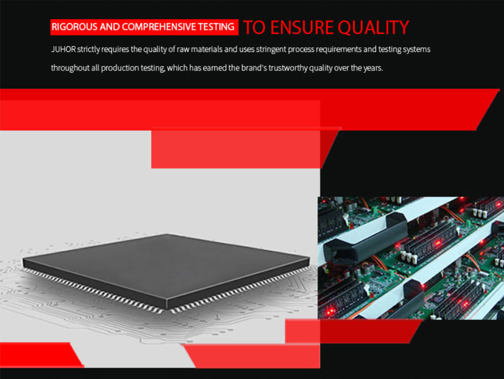 Juhor DDR3 8G 1600Mhz 1.5V 240 Pin RAM Desktop Memory Module For PC Computer - Black