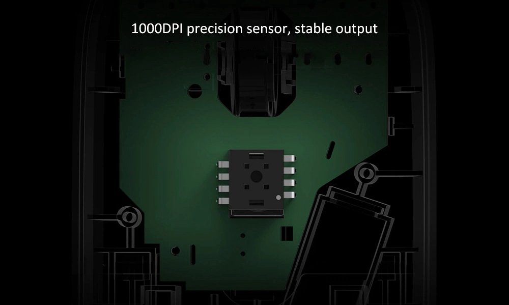Xiaomi Wireless Mouse Lite Lightweight Flexible 2.4G Wireless 1000DPI For PC Laptop - Black