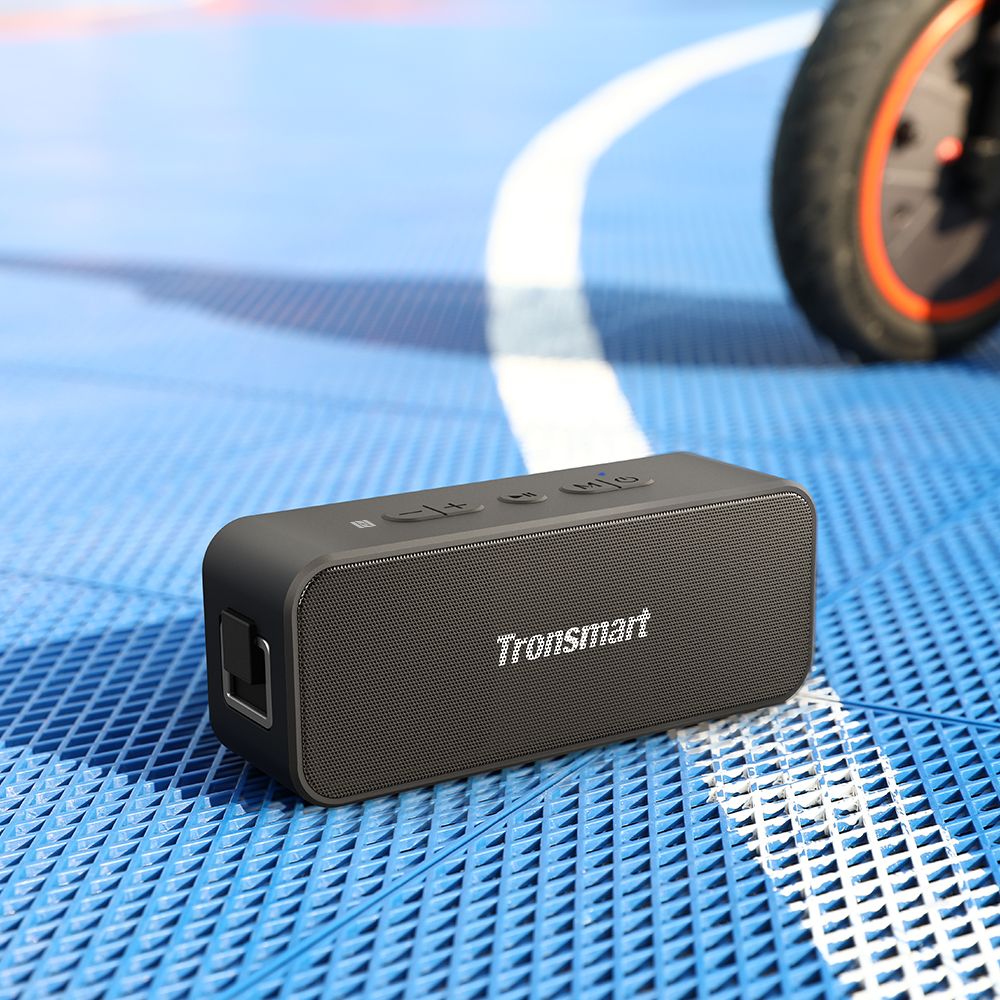 Tronsmart T2 Plus 20W Bluetooth 5.0 Speaker 24H Playtime IPX7 Waterproof Soundbar with TWS,Siri,Micro SD