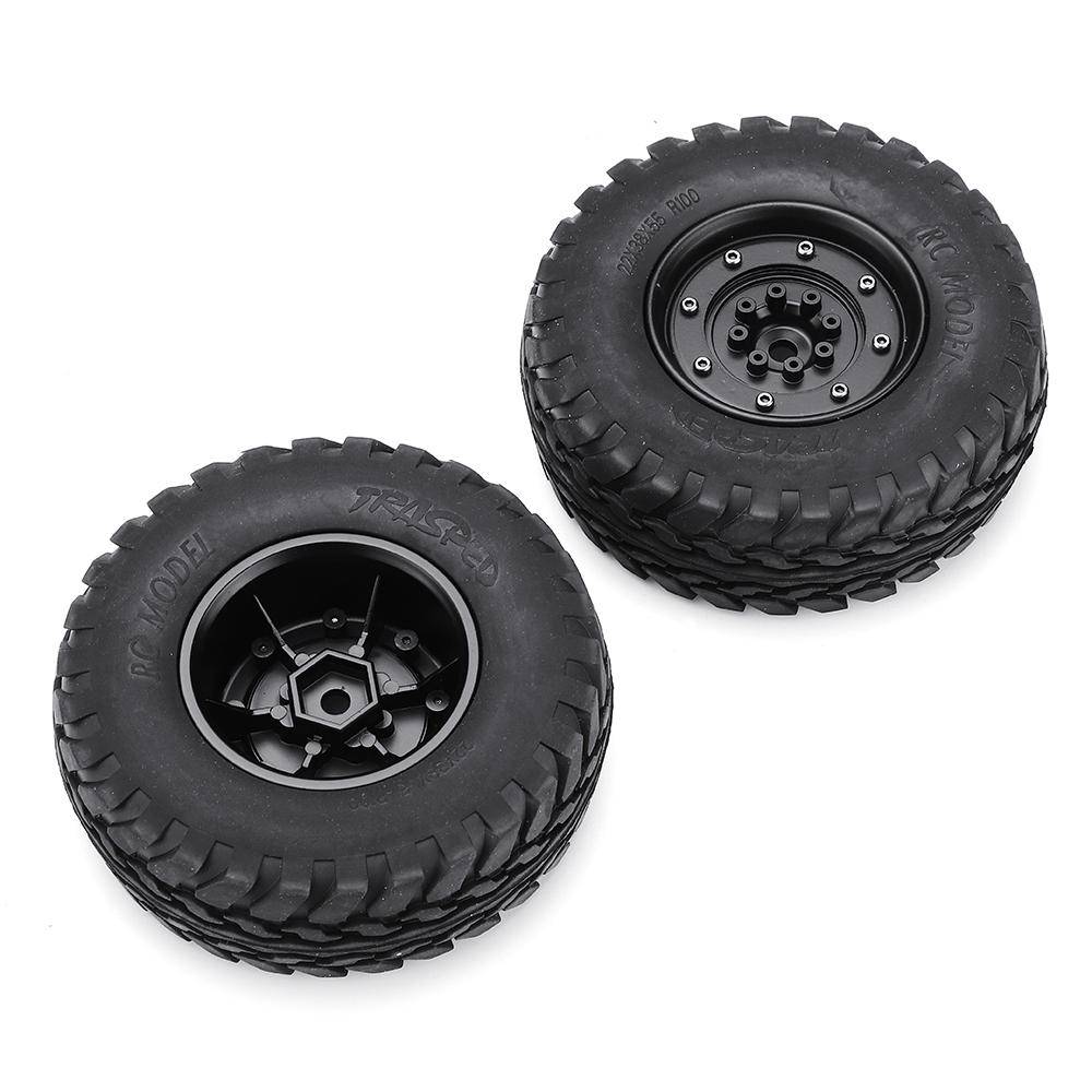 Details about   4pcs 1/10 Scale Tires for HG P408 RC Military Car Crawler Spare Accessory 