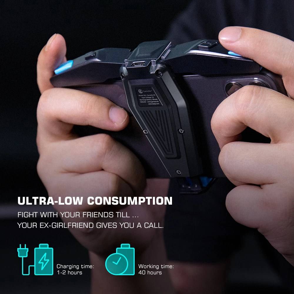GameSir F4 Falcon Mobile Gaming Controller Plug-and-play Type-C Charge 4 Bust Modes for Android/IOS - Black