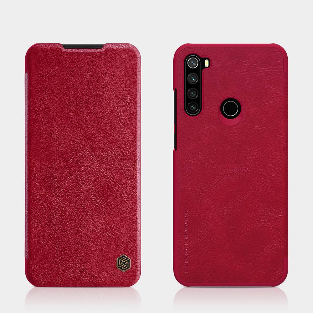 NILLKIN Protective Leather Phone Case For Xiaomi Redmi Note 8T - Black