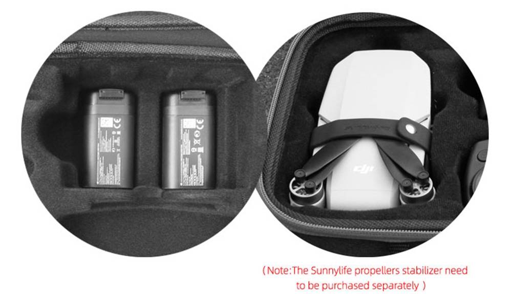 Sunnylife RC Aircraft Drone Expansion Spare Parts Multifunction Portable Shoulder Bag For DJI Mavic MINI - Gray