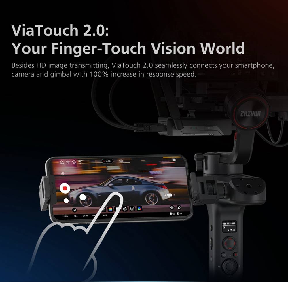 Zhiyun WEEBILL S Tiny Giant DSLR Mirrorless Camera 3axis Handheld Stabilizer Gimbal - Zoom Focus PRO Version