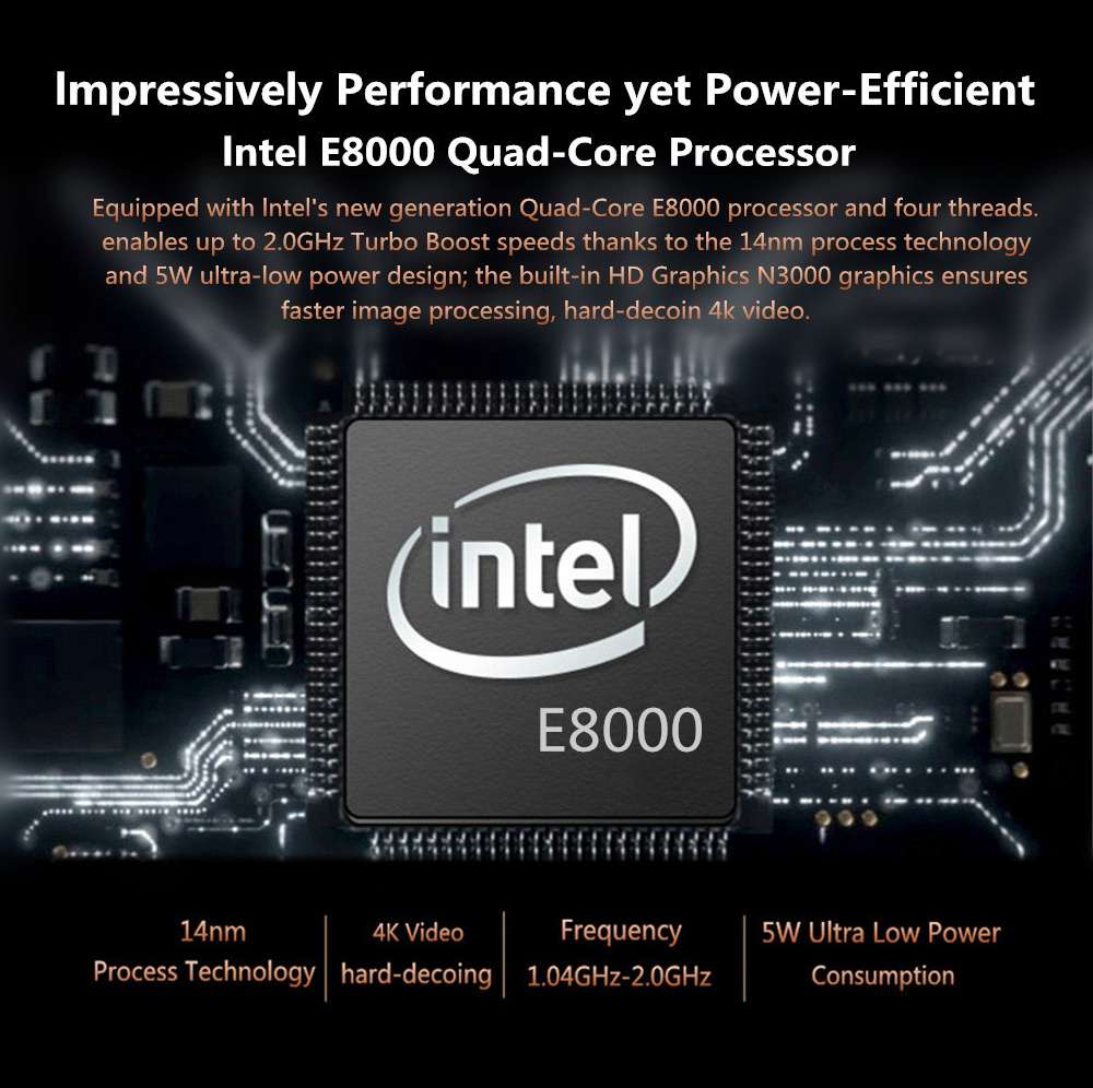 Binai G14 Plus Laptop Intel Atom x5-E8000 14.1 Inch 1366 x 768 Windows 10 4GB RAM 64GB eMMC 256GB SSD - Silver