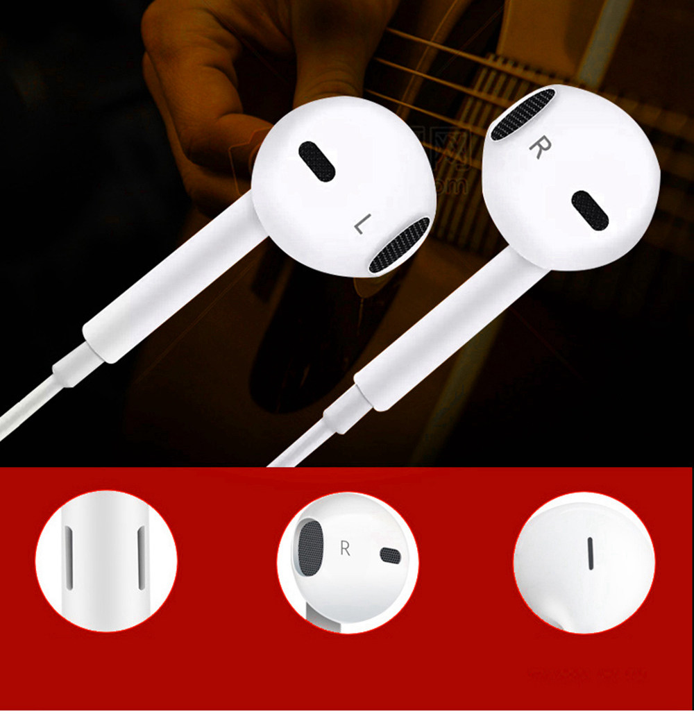 Apple EarPods with 3.5mm Plug for iPhone 6s/6s Plus - White