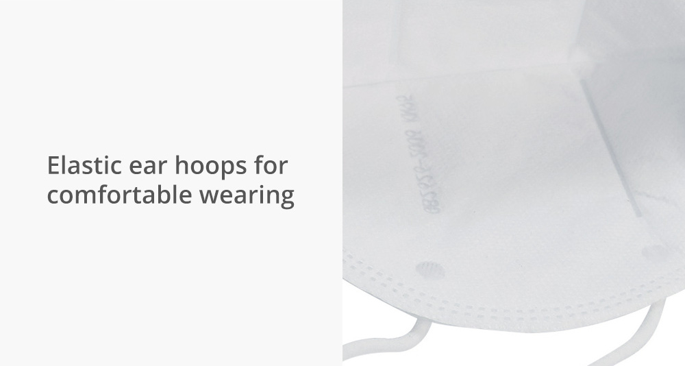 40pcs KN95 Face Masks With CE Approved Same Protection as KF94 FFP2 For PM 2.5 Anti Infection Dust Pollution Allergy Haze - White