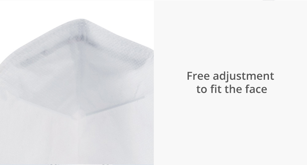 40pcs KN95 Face Masks With CE Approved Same Protection as KF94 FFP2 For PM 2.5 Anti Infection Dust Pollution Allergy Haze - White