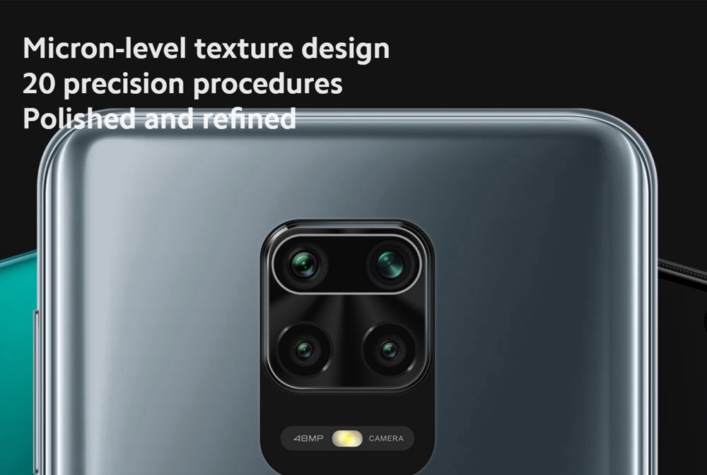 Xiaomi Redmi Note 9S 6.67 Inch 4G LTE Smartphone Qualcomm Snapdragon 720G 6GB RAM 128GB ROM Quad Rear Cameras Android 10.0 Dual SIM Dual Standby Global Version - Glacier White