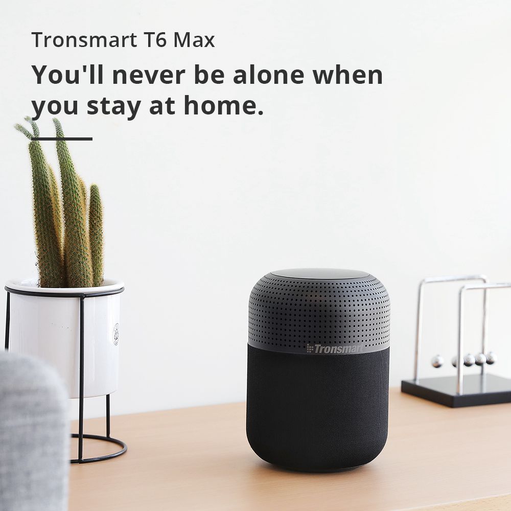 Tronsmart Element T6 Max 60W Bluetooth 5.0 NFC Speaker SoundPulse™ 20 Hours Playtime Siri Google Assistant Cortana USB-C Fast Charge