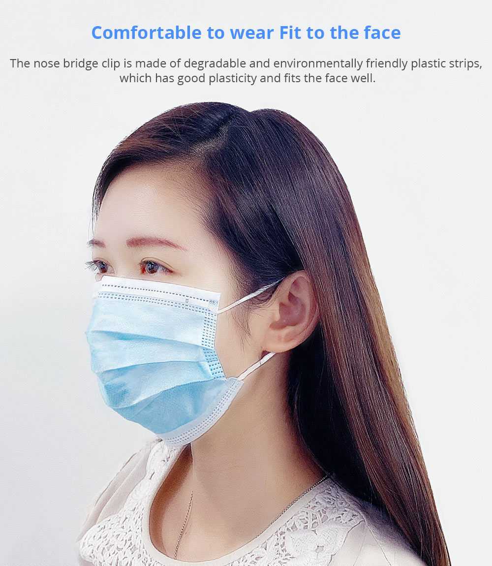 50PCS Medical Disposable Masks With CE FDA Certified