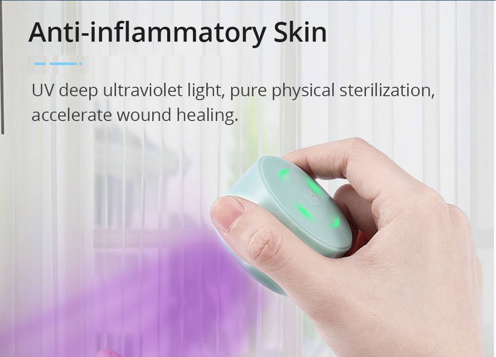 550ml Deep UV Sterilizing Thermos Purified Drinking Water Sterilization Rate 99.9% USB Charging Home Office - Pink