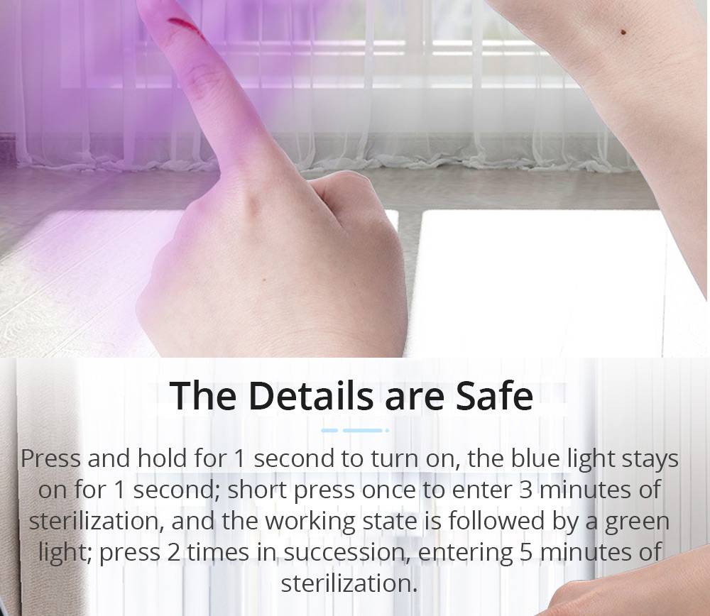 550ml Deep UV Sterilizing Thermos Purified Drinking Water Sterilization Rate 99.9% USB Charging Home Office - Pink