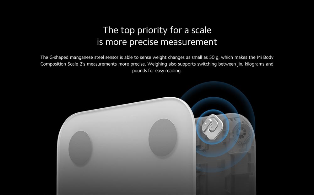 Xiaomi 2.0 Smart Bluetooth Body Fat Scale - White
