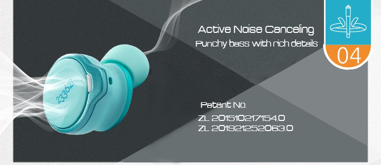 233621 Zen Active Noise Canceling TWS Earbuds Quaclcomm QCC5124 Bluetooth 5.0 aptX AAC cVc Hi-Fi Sound IP54 Independent