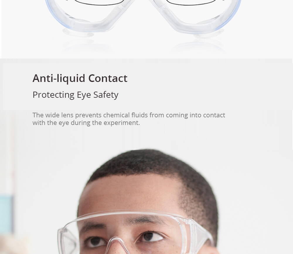 Shutter Goggles Dustproof Windproof  Protective Glasses Unisex From Xiaomi Youpin - Transparent