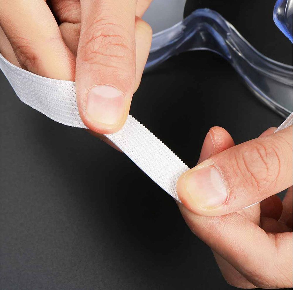 Medical-surgical Safety Goggle With Vents Adjustable Dustproof Sandproof Anti-Virus Splash Protective Glasses - Transparent