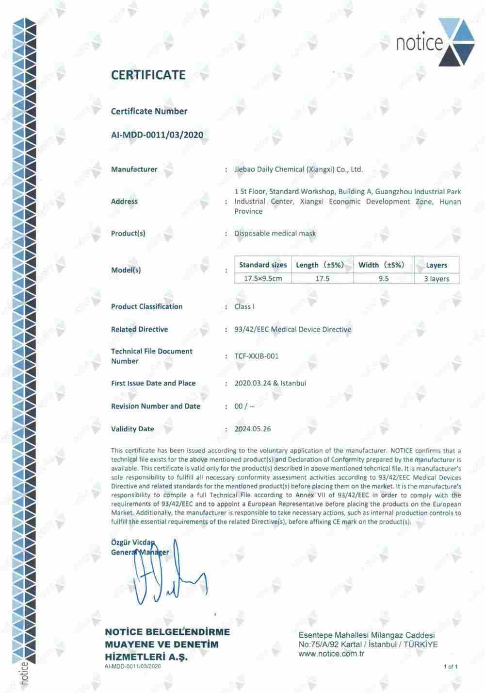 50PCS Baozhi 3 ply Medical Disposable Masks with Earloop For Germ Protection  BFE 95% Filtration Effect With CE FDA Certified - Blue(DHL Express Shipping)