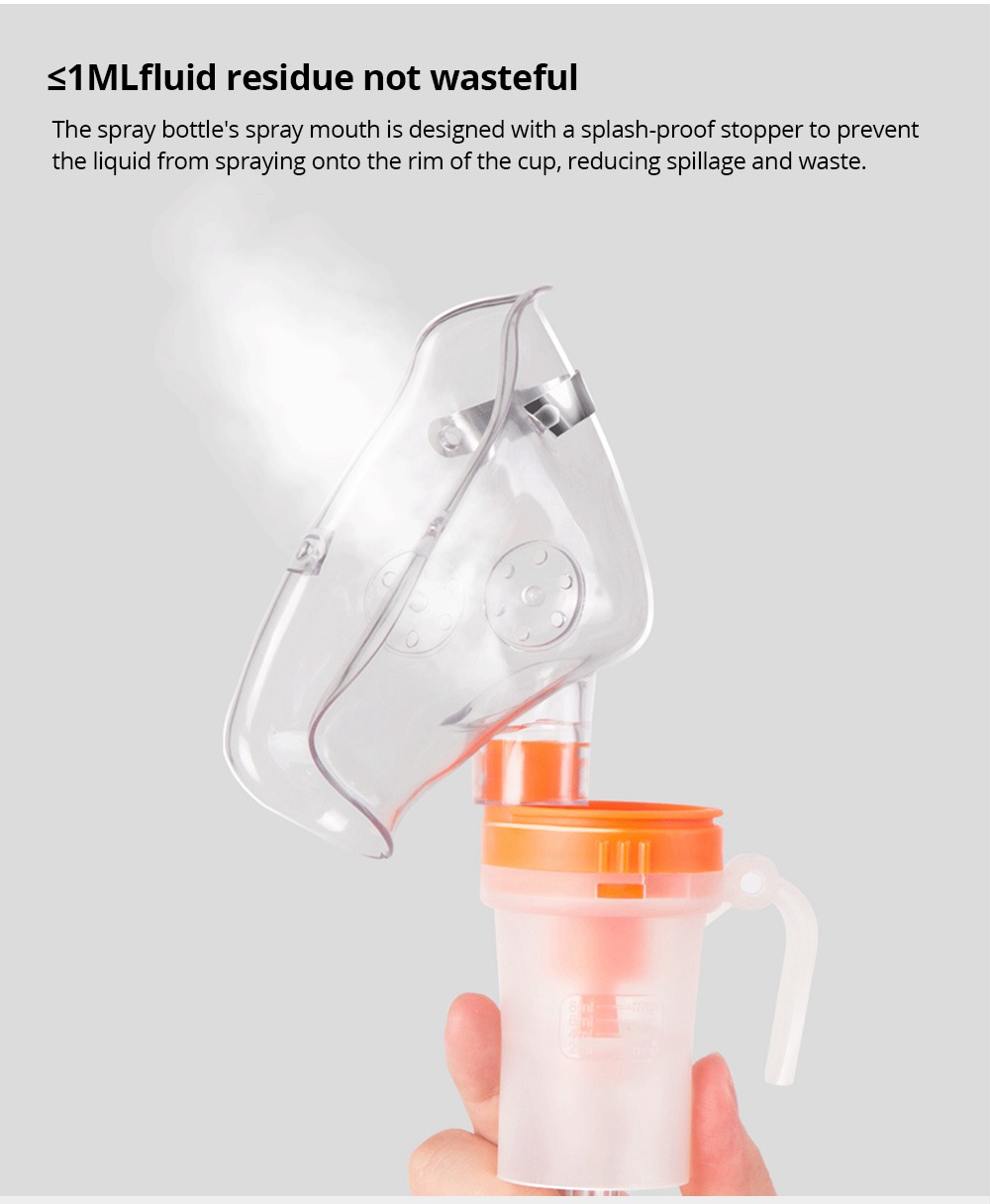 ANDON Portable Medical Compression Nebulizer Mute Adjustable Atomization Rate Suitable For Bronchitis Pneumonia Asthma From Xiaomi Youpin - White