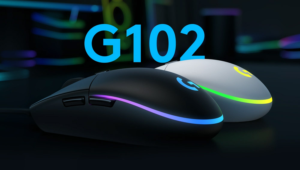 Logitech G102 Prodigy Gaming Mouse 8000 DPI LED RGB LIGHT 6 PROGRAMMABLE BUTTONS 