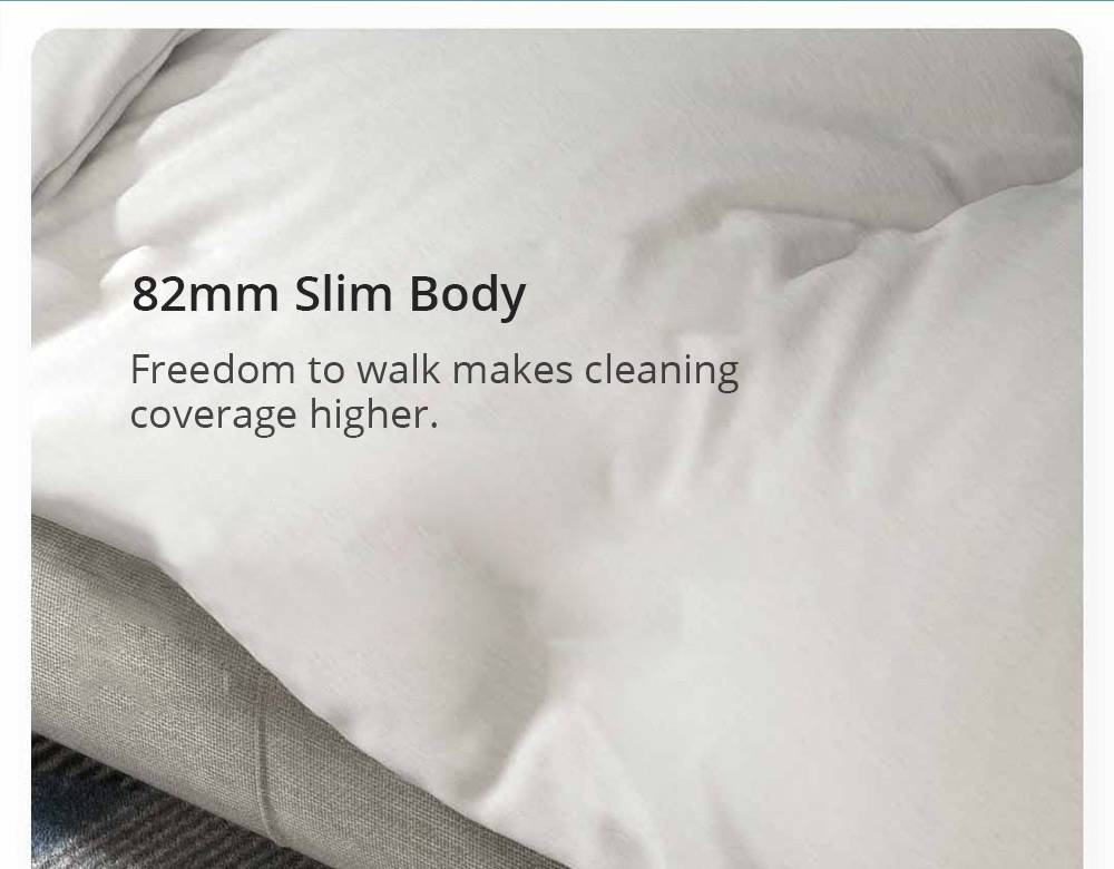 Chinese Version Xiaomi Mijia G1 Robot Vacuum Cleaner 2200pa Suction 200ml Electric Control Tank APP Remote - White