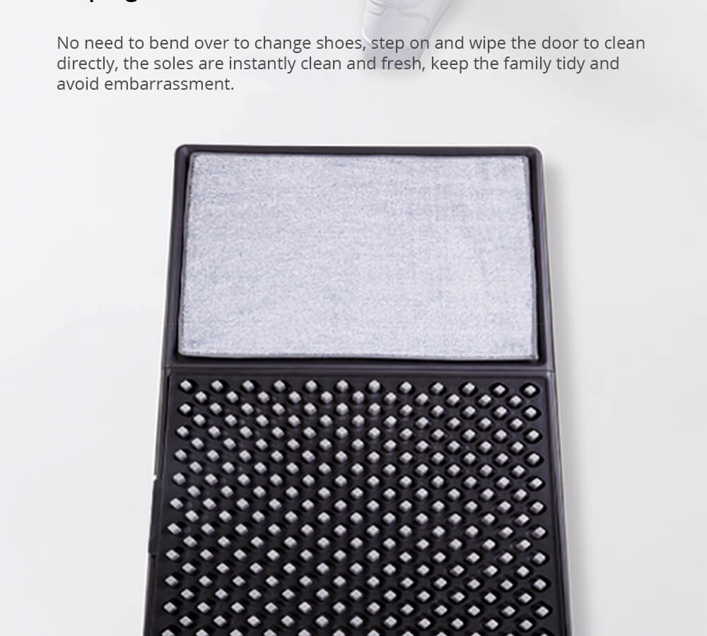 Lofans Decontamination Floor Mat Set 3D Edition CS-627 Combination Pack Add Disinfectant Sterilization Non-slip Tight Sole Home Cleaning - Black 15 Lofans Decontamination Floor Mat Set 3D Edition CS-627 Combination Pack Add Disinfectant Sterilization Non-slip Tight Sole Home Cleaning - Black