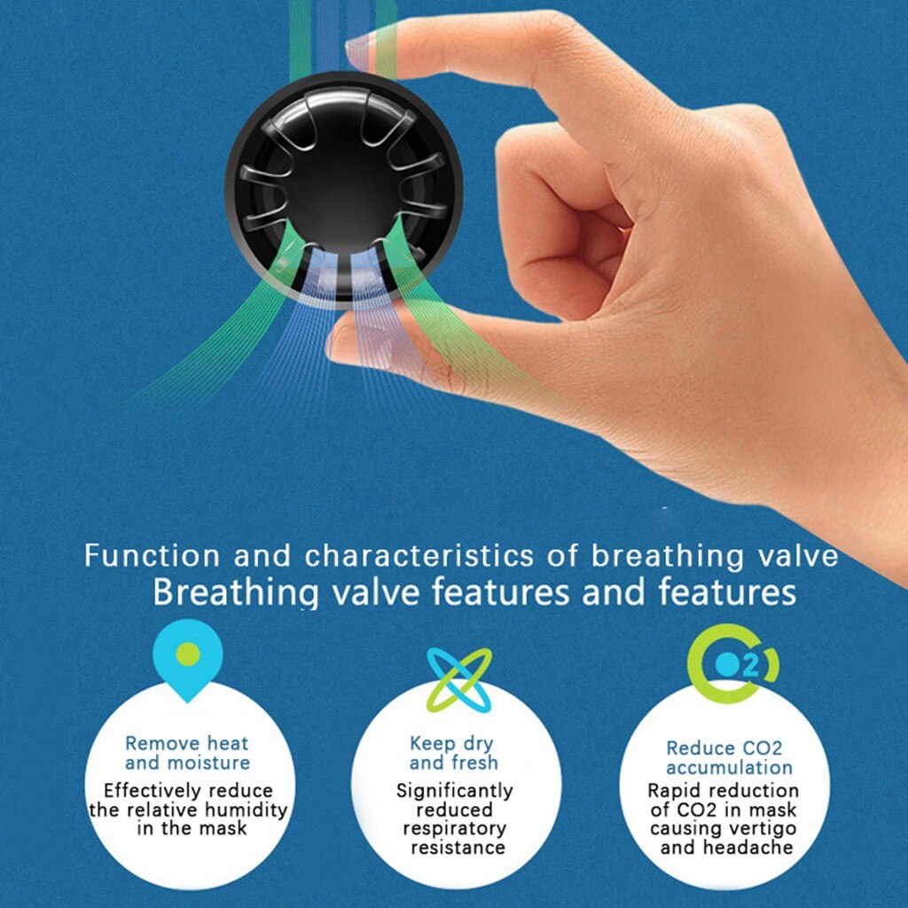 PM2.5 Anti Haze Mask Breath Valve Cotton Masks Anti-dust Mouth Mask Winter Earmuff Activated Carbon Filter Respirator-Grey