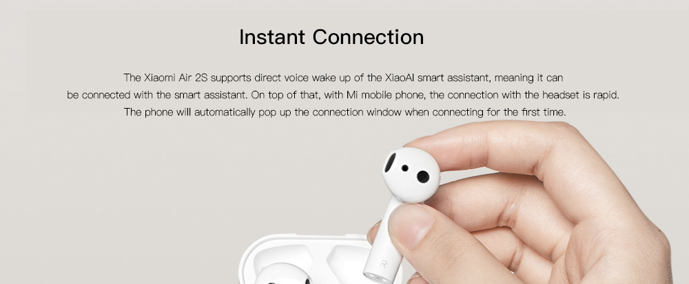 Xiaomi Air 2S Bluetooth 5.0 TWS Earphones Wireless Charging ENC Noise Cancelling LHDC/SBC/AAC