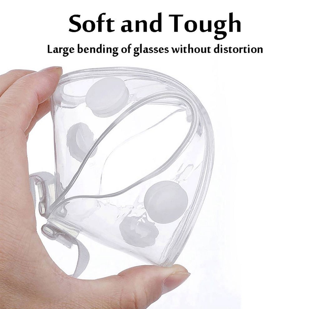 Medical-surgical Safety Goggle With Vents Adjustable Dustproof Sandproof Anti-Virus Splash Protective Glasses - Transparent