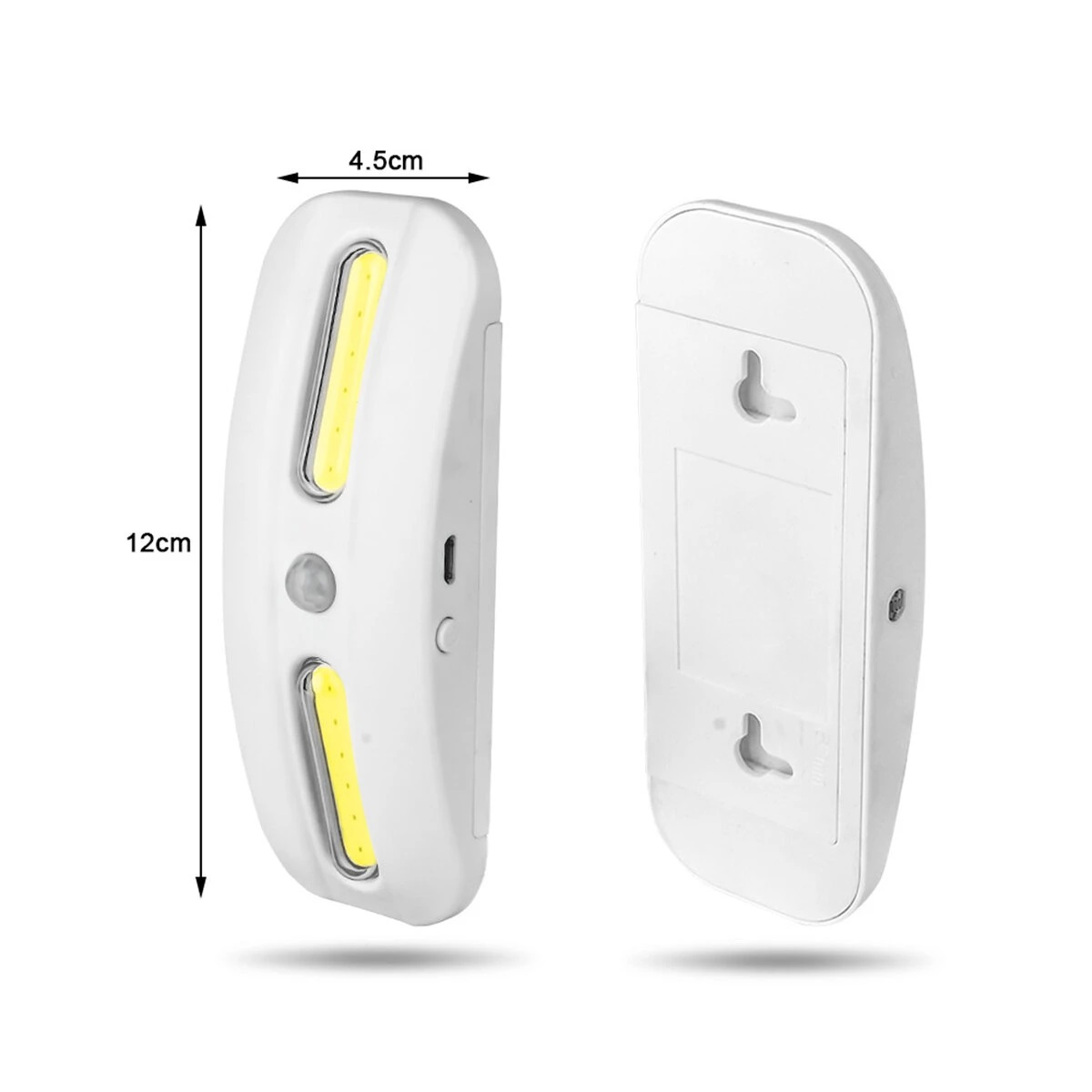 Portable Ultraviolet Germicidal Lamp Automatic Sensor Switch 3.7V Voltage For Office Family Travel Medical disinfection - White