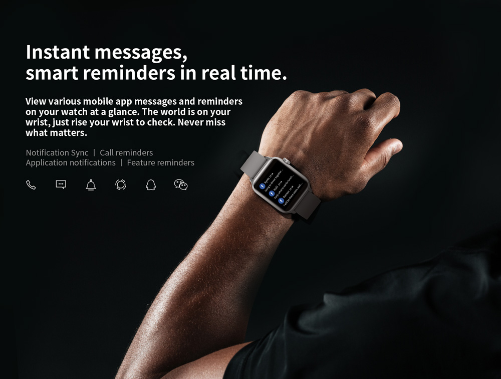 KW37 PRO Smart Watch Real-time Body Temperature Measurement Heart Rate Blood Pressure Monitor Bluetooth 4.0 - Gray