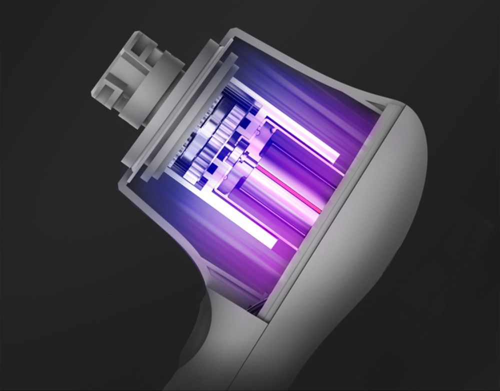 Shunzao PCH2-C Handheld Intelligent Kitchen Cleaning Machine IPX7 Waterproof Chargeable Remove Stubborn Stains Range Hood Bathtub - White