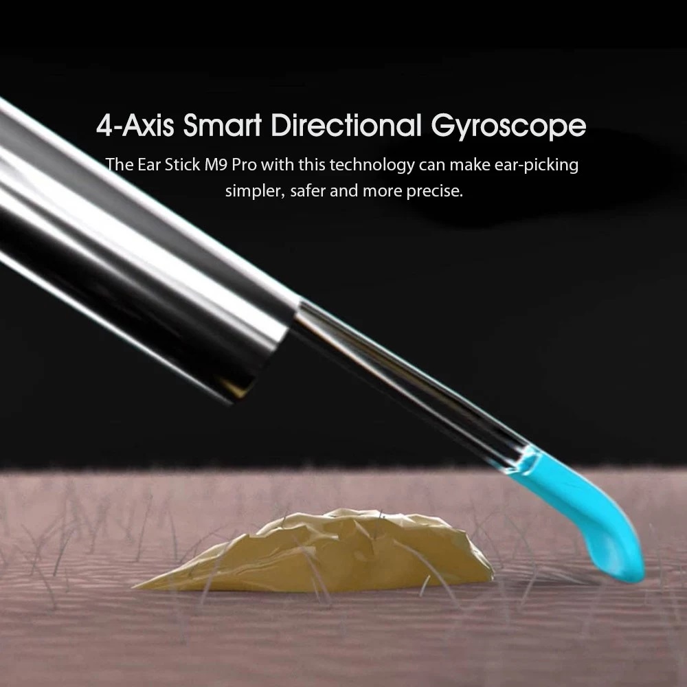 Xiaomi Mijia Bebird M9 Pro Smart Visual Ear Stick 17in1 300w High Precision Endoscope 350mAh with Magnetically Charged Base Ear Picker Tool Set