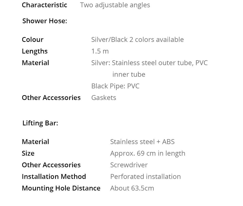 OPPLE Pressurized Handheld Shower Set Punch-Free Adsorption Three-speed Mode Adjustable Automatic Charging One-click STOP Button - White