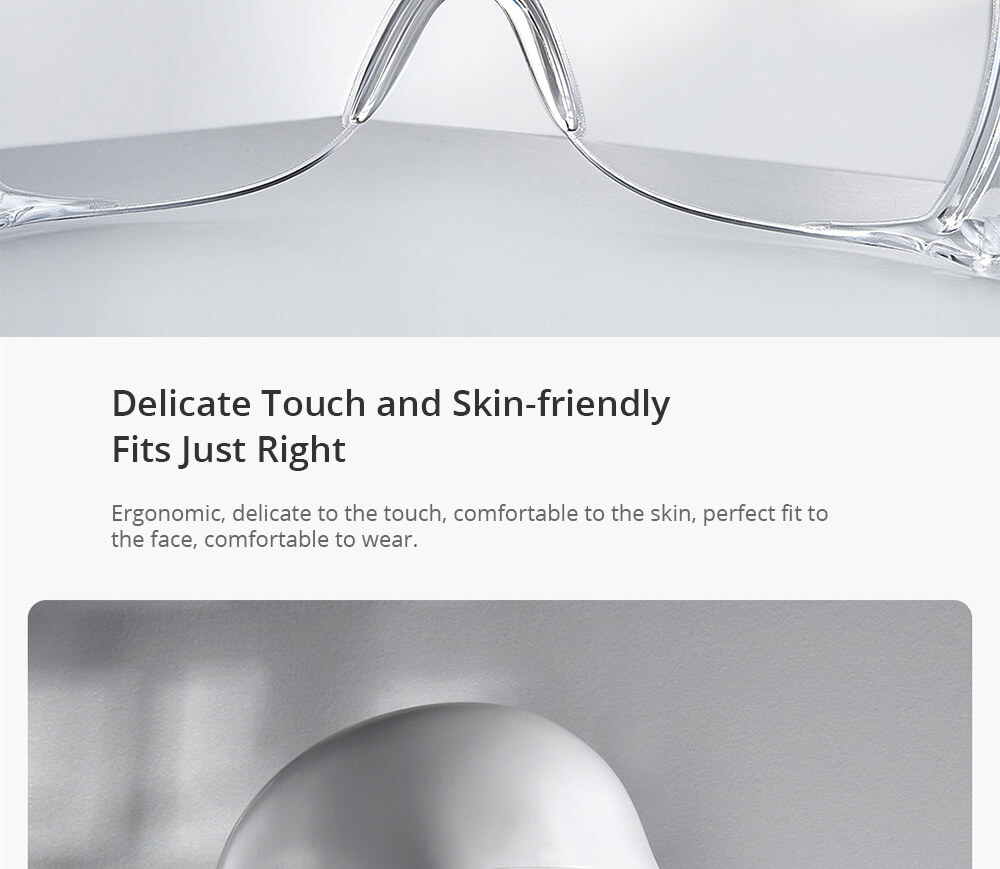Shutter Goggles Dustproof Windproof  Protective Glasses Unisex From Xiaomi Youpin - Transparent