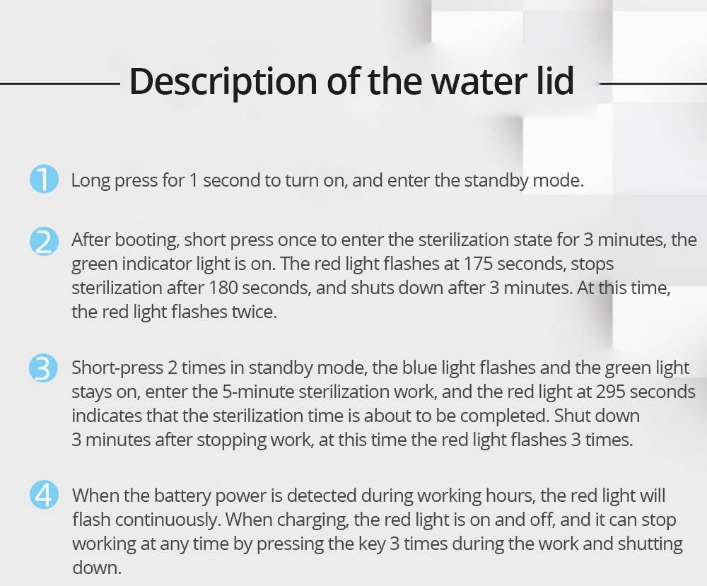 550ml Deep UV Sterilizing Thermos Purified Drinking Water Sterilization Rate 99.9% USB Charging Home Office - Pink