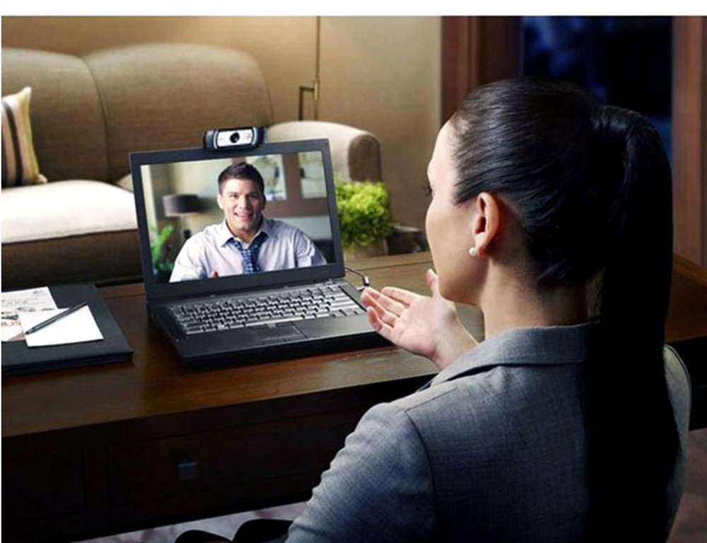 Logitech C930c 1080P HD Video Webcam 90-Degree Extended View Microsoft Lync 2013 And Skype Certified - Black