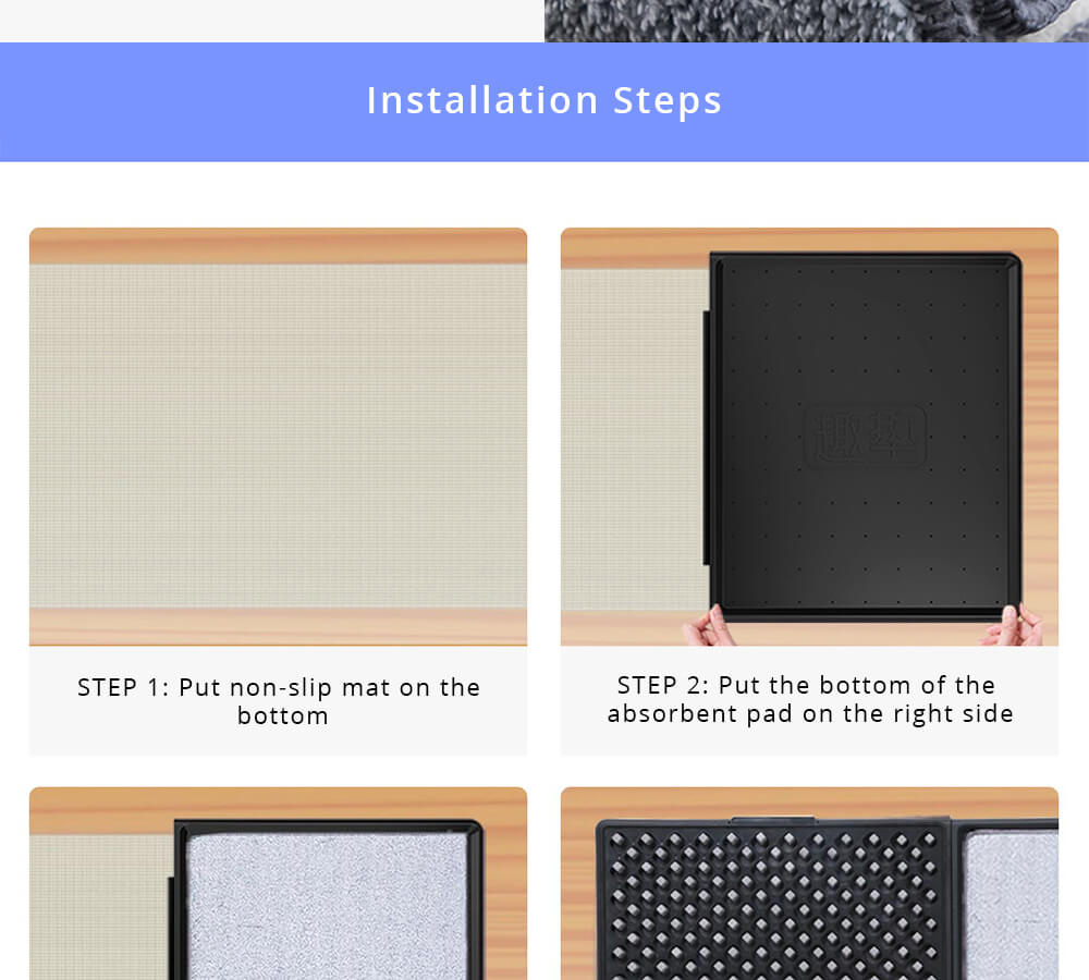 Lofans Decontamination Floor Mat Set 3D Edition CS-627 Combination Pack Add Disinfectant Sterilization Non-slip Tight Sole Home Cleaning - Black 32 Lofans Decontamination Floor Mat Set 3D Edition CS-627 Combination Pack Add Disinfectant Sterilization Non-slip Tight Sole Home Cleaning - Black